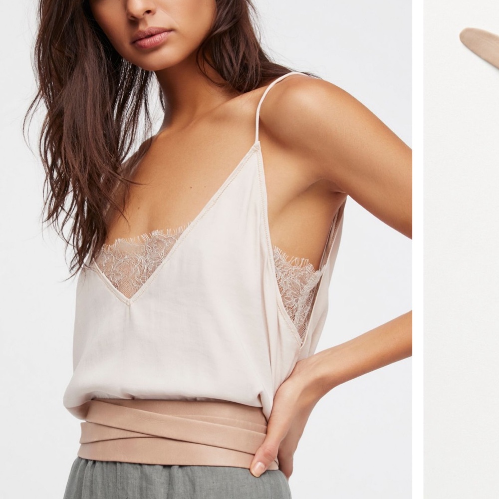 NWT Free People leather obi belt